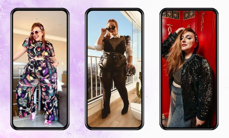 Imagens da modelo plus size Ju Romano