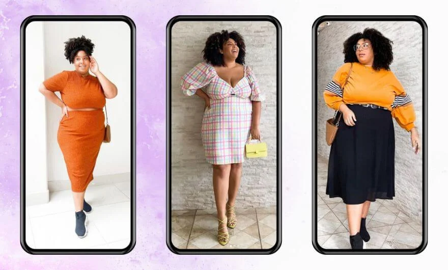 Imagens da Modelo plus size Carol de Andrade